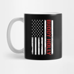 Graphic Buddy Proud Name US American Flag Birthday Gift Mug